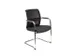 Chaise pour visiteurs Linea Omnia 05 noir/noir