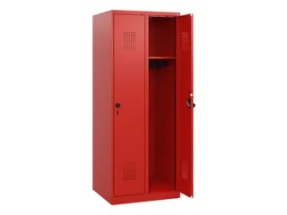schoollocker,HxBxD 1530x600x500mm,2vak,vak B 300mm,draaigrendel - 1