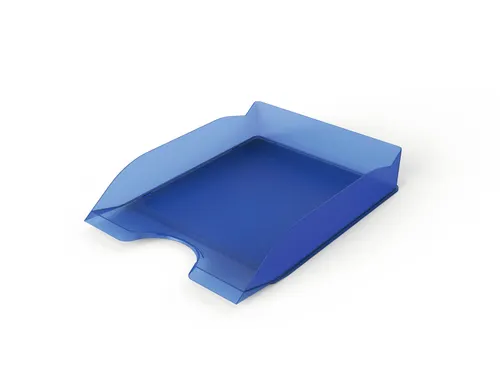 Brievenbakje Stapelbaar Basic A4 Transparant Blauw