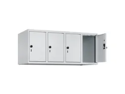 opzetkast,v. locker,4vak.,vak B 300mm,HxBxD 500x1200x500mm