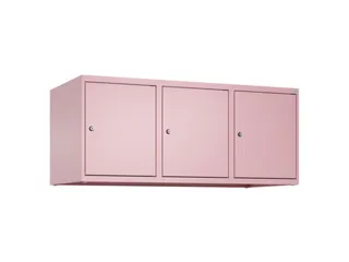 opzetkast,v. locker,3vak.,vak B 400mm,HxBxD 500x1200x500mm - 1