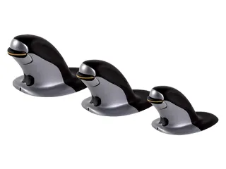 Ergonomische Muis Verticaal Fellowes Penguin Draadloos Large - 5