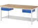 werkbank,HxBxD 840-1040x2000x900mm,beukblad,draagverm. 1250kg,4voeten