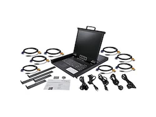 8-Port KVM Console 19 inch LCD Rack 1U USB VGA