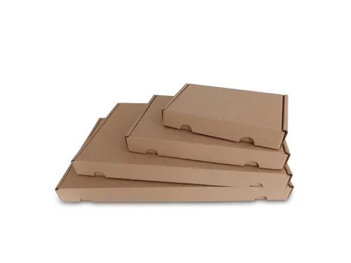 Brievenbusdoos Onbedrukt Bruin Enkelgolf 355x230x30mm 50 Stuks