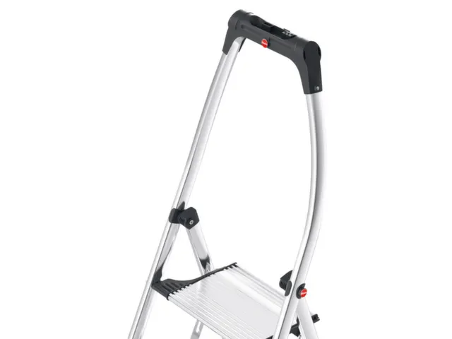 vouwtrapje bordes H 490mm 2treden aluminium