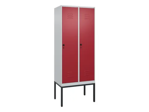 locker,HxBxD 2120x800x500mm,2vak,vak B 400mm,draaigrendel