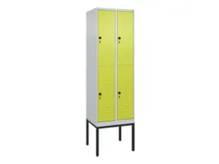 dubbeldekse locker,HxBxD 2120x600x500mm,2x2vak.,vak B 300mm