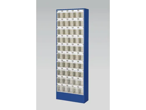 Transparante Magazijnbakken 50Bakken Abs-Kunststof Corpus Ral5010