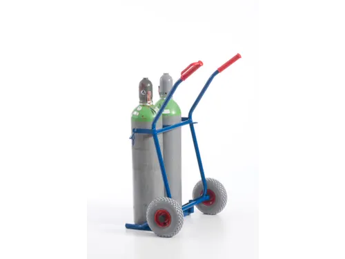 Flessenkar Draagvermogen 100Kg 2X20L-Fles Luchtbanden Ral5010 staal