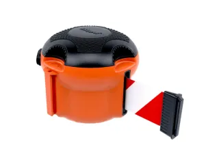 bandcassette,m. 1riem(en),LxB 9m x50mm,L 9m,riem rood/wit - 2
