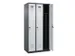 locker voor scheiding van kleding,HxBxD 1850x900x500mm,3vak