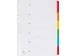 Tabblad karton A4 Assorti 6-delig 11-gaats index