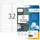 HERMA 4209 Verwijderbare etiketten A4 96x16,9mm Wit 800 stuks