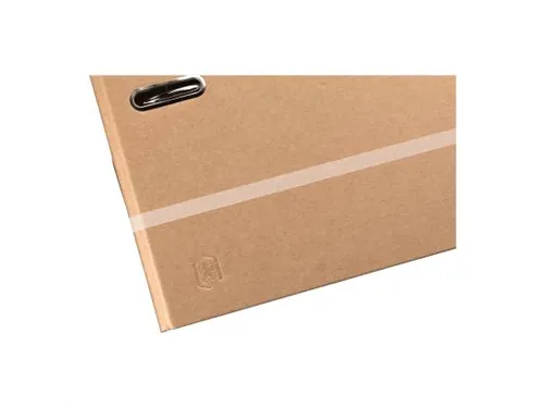 Ordner Oxford Touareg A4 80mm karton naturel/wit