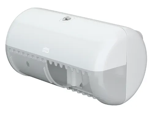 Tork 557000 T4 Toiletpapier Dispenser Elevation Twin Verticaal Wit