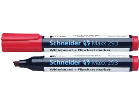 Schneider Whiteboard + Flipchart Marker Maxx 293 Rood