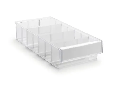 Dwarsverdelers B 186mm Voor Assortimentsdoos Polystyreen Transparant