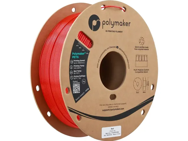 PETG 1,75mm RED 1kg