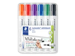 Whiteboardmarker Staedtler Lumocolor 351 standaard assorti 6 stuks