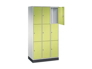 lockerkast,RAL 7035/RDS1108060,HxBxD 1950x920x500mm,3x3vakken - 1