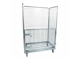 rolcontainer,draagverm. 600kg,HxLxB 1820x800x1200mm,4draadgaaswanden - 2