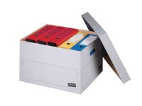 Archiefcontainer Met Deksel 413x330x266 mm Bruin (doos 10 st)