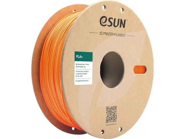 eSUN PLA+ 3D printer Filament 1,75mm Oranje 1kg
