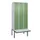 locker met bank,HxBxD 2120x900x815mm,3vak,vak B 300mm,cil.-slot