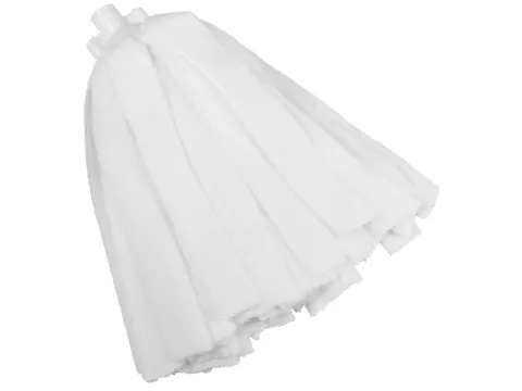 Vikan Microfibre draadmop microvezel stroken schroefdraad Wit