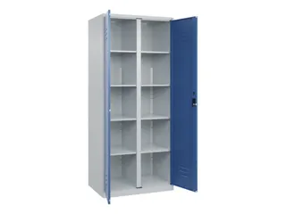 wasgoedverdeelkast,HxBxD 1850x800x500mm,vak B 400mm,draaigrendel - 2