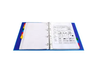 Tabblad Karton 160 Gram A4 + index 12 tabs wit - 5