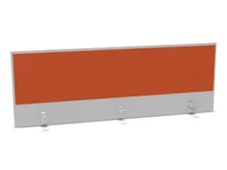 opzetpaneel bureau aanbouw achter MP-lichtgrijs BN3012-oranje 1600mm