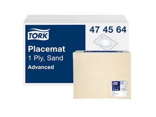 Tork 474564 Placemat Zand Advanced 1-laag 42x30cm 2.500st/doos - 1