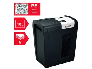 Papiervernietiger Rexel Secure MC6 snippers P-5 2x15mm - 4