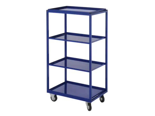 Bijzet- En Verzamelwagen 200kg 1315x700x485mm 4 Etages Recht