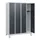 schoollocker,HxBxD 1630x1200x500mm,4vak,vak B 300mm,cil.-slot,voeten