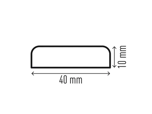 Oppervlakte beschermingsprofiel S10 1 Meter