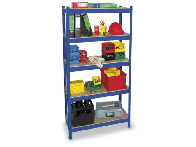 magazijnstelling,grondveld,HxBxD 1800x900x600mm,vakl. 265kg