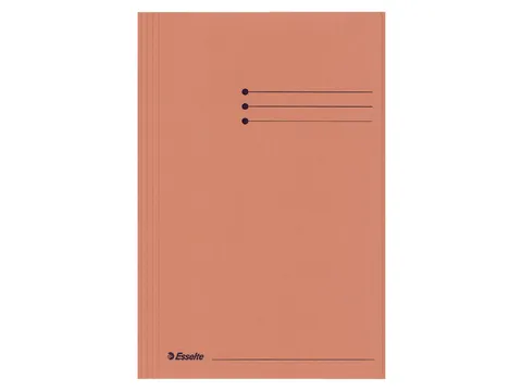 Dossiermap Esselte folio 3 kleppen manilla 275gr oranje