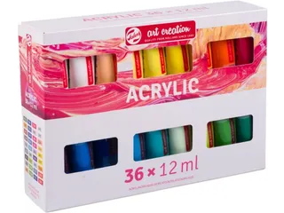 Acrylverf Talens Art Creation assorti 36 tubes à 12ml - 1