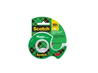 Plakband Scotch Magic 810 19mmx25m onzichtbaar + plakhandhouder - 3