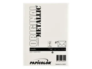 Envelop Papicolor C6 114x162mm Ivoor Gegomd - 3