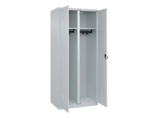 locker voor scheiding van kleding,HxBxD 1850x800x500mm,2vak