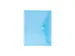 enveloptas blauw A4 met perforatierand en klittenbandsluiting