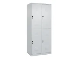 dubbeldekse locker,HxBxD 1850x800x500mm,2x2vak.,vak B 400mm