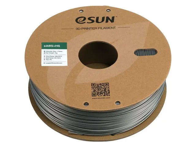 eSUN 3D printer Filament eABS+HS High Speed 1,75mm Zilver 1kg