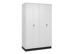 locker voor scheiding van kleding,HxBxD 1950x1200x500mm,4vak