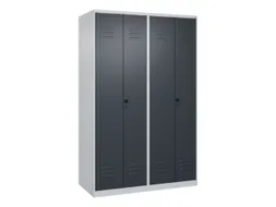 locker voor scheiding van kleding,HxBxD 1850x1200x500mm,4vak