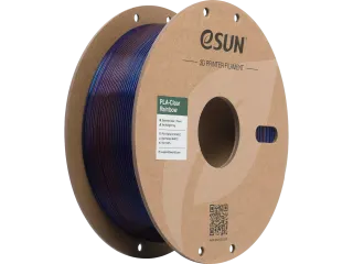 eSUN 3D printer Filament PLA-Clear 1,75mm Transparant Blauw Paars 1kg - 1